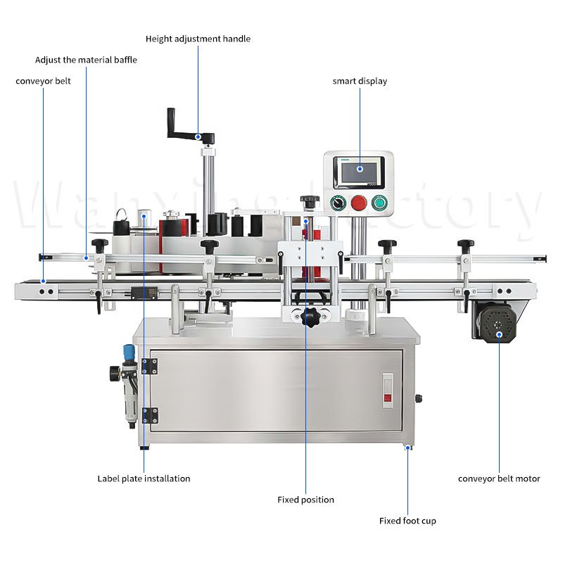 ALB-320 (Desktop Fixed Point Round Bottle Labeling Machine)