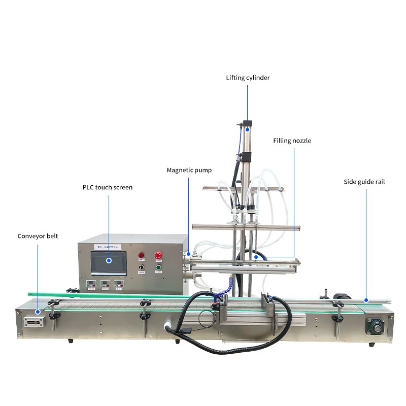Tabletop Three-Head Liquid Filling Machine