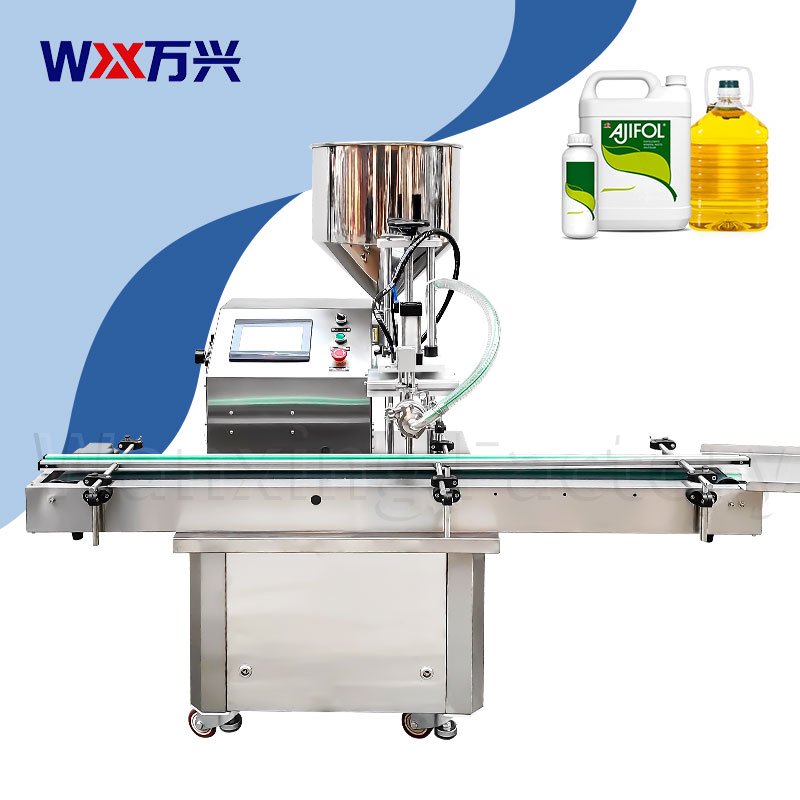 Vertical Single-Head Magnetic Pump Cream & Liquid Filling Machine