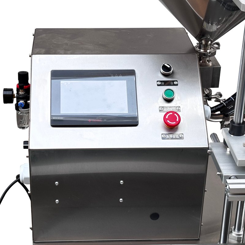 Vertical Single-Head Magnetic Pump Cream & Liquid Filling Machine