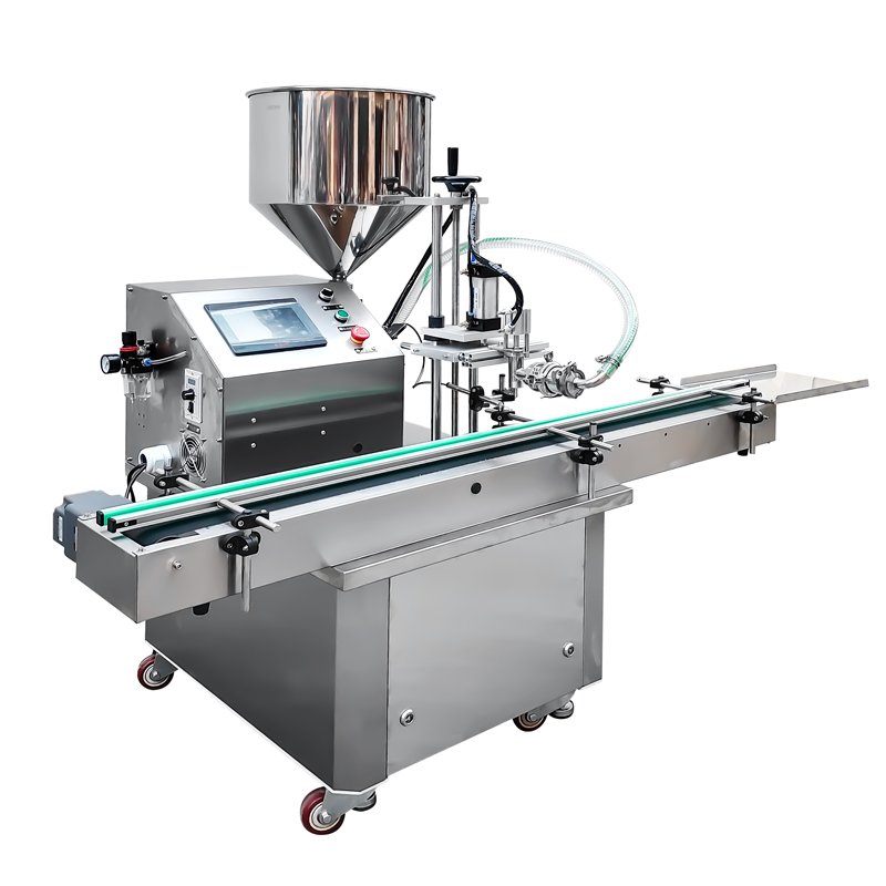 Vertical Single-Head Magnetic Pump Cream & Liquid Filling Machine