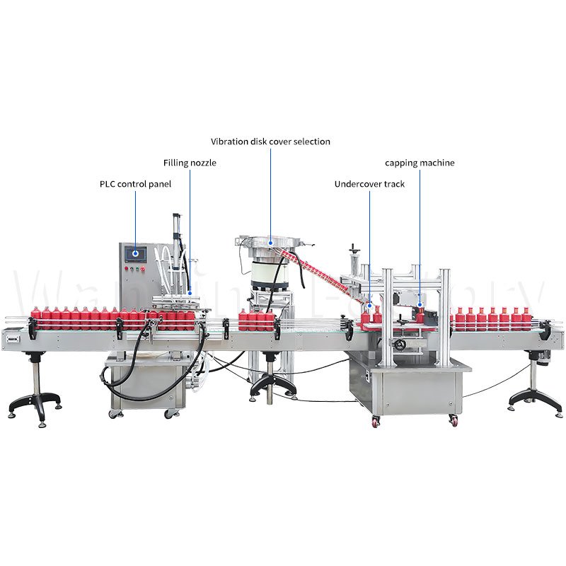Baijiu filling and capping line
