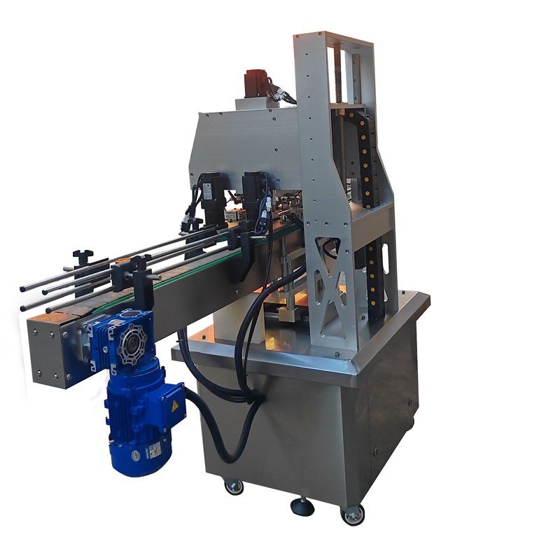 Automatic lifting, capping and servo capping line