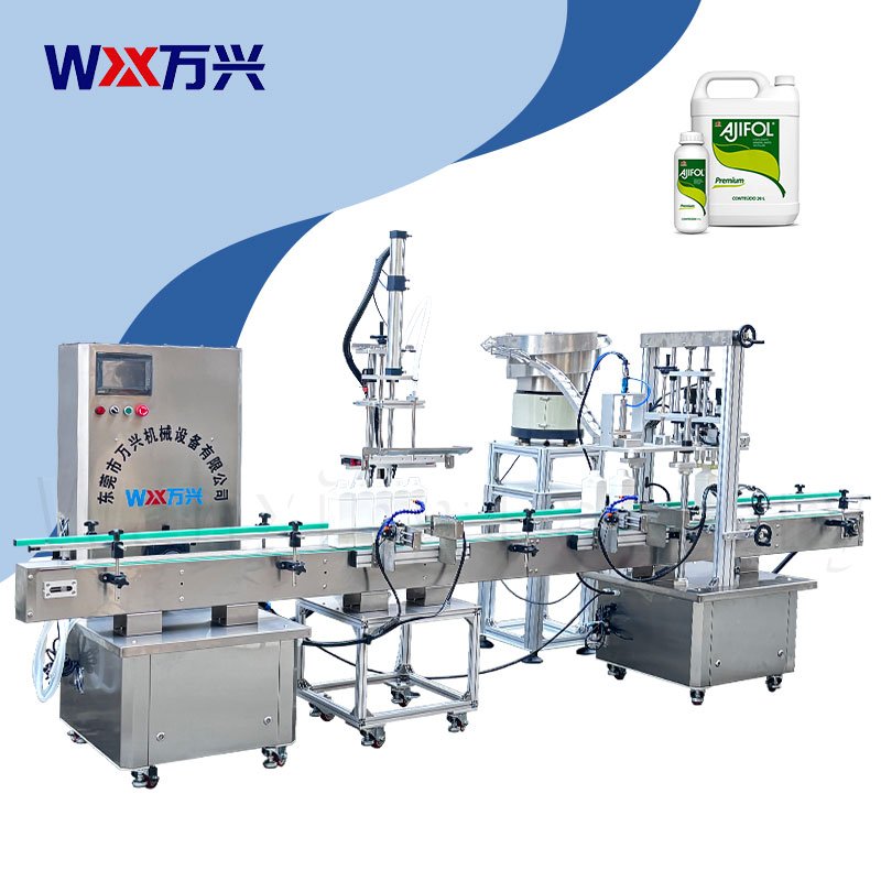 Automatic Single-Head Peristaltic Pump Liquid Filling, Capping & Screwing Production Line