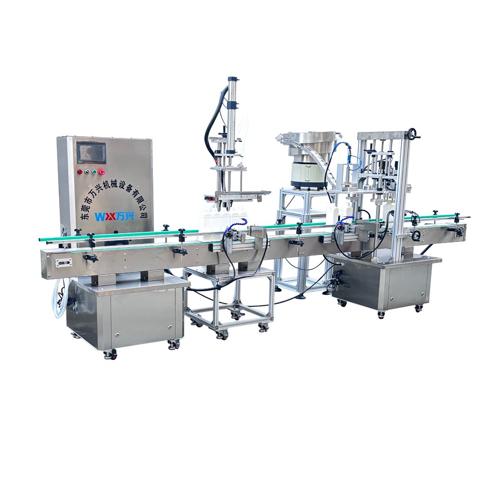 Automatic Single-Head Peristaltic Pump Liquid Filling, Capping & Screwing Production Line
