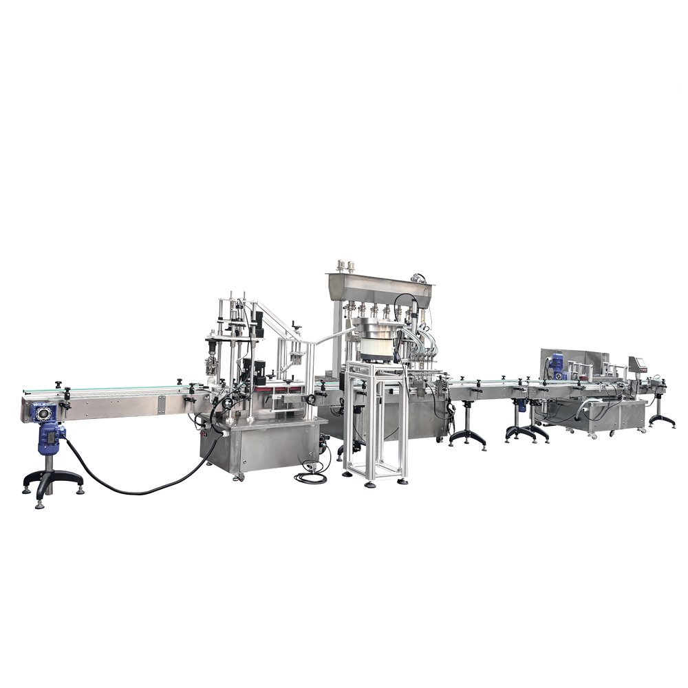 Integrated Bottle Washing, Piston Filling and Capping Line