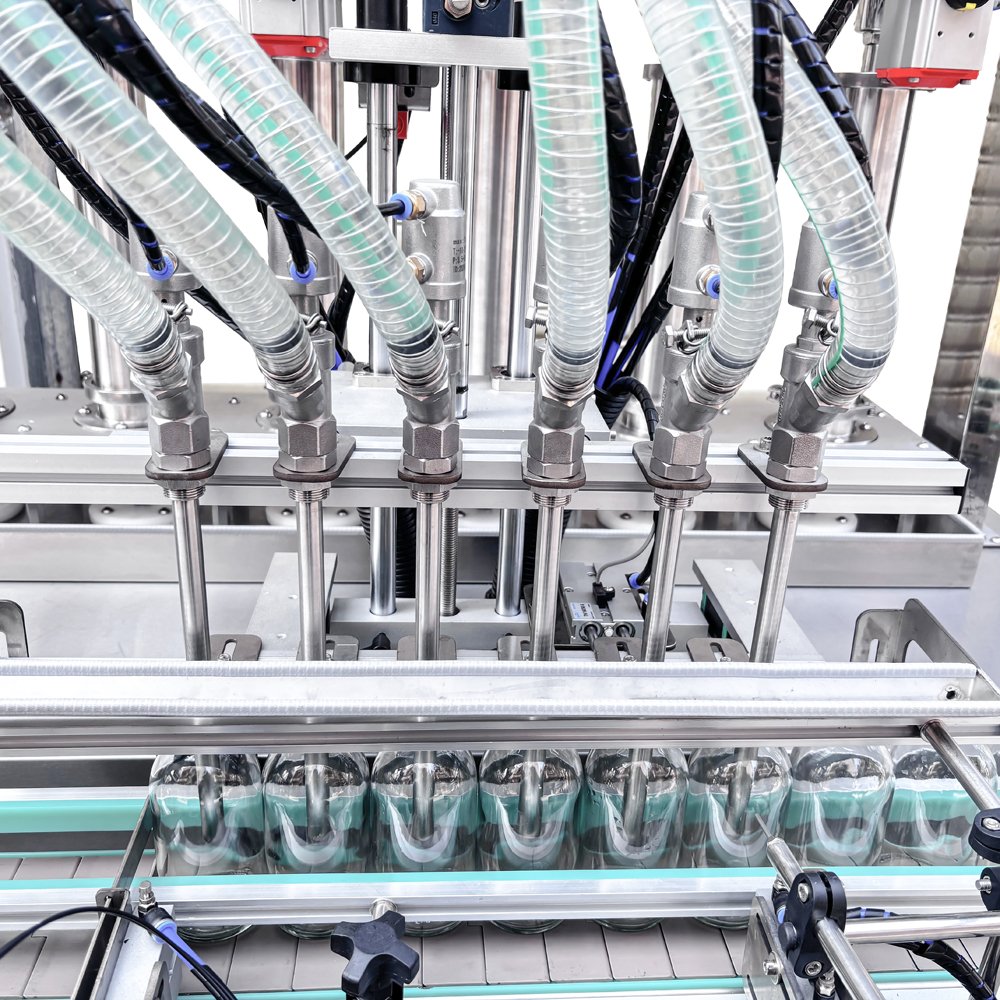 Integrated Bottle Washing, Piston Filling and Capping Line