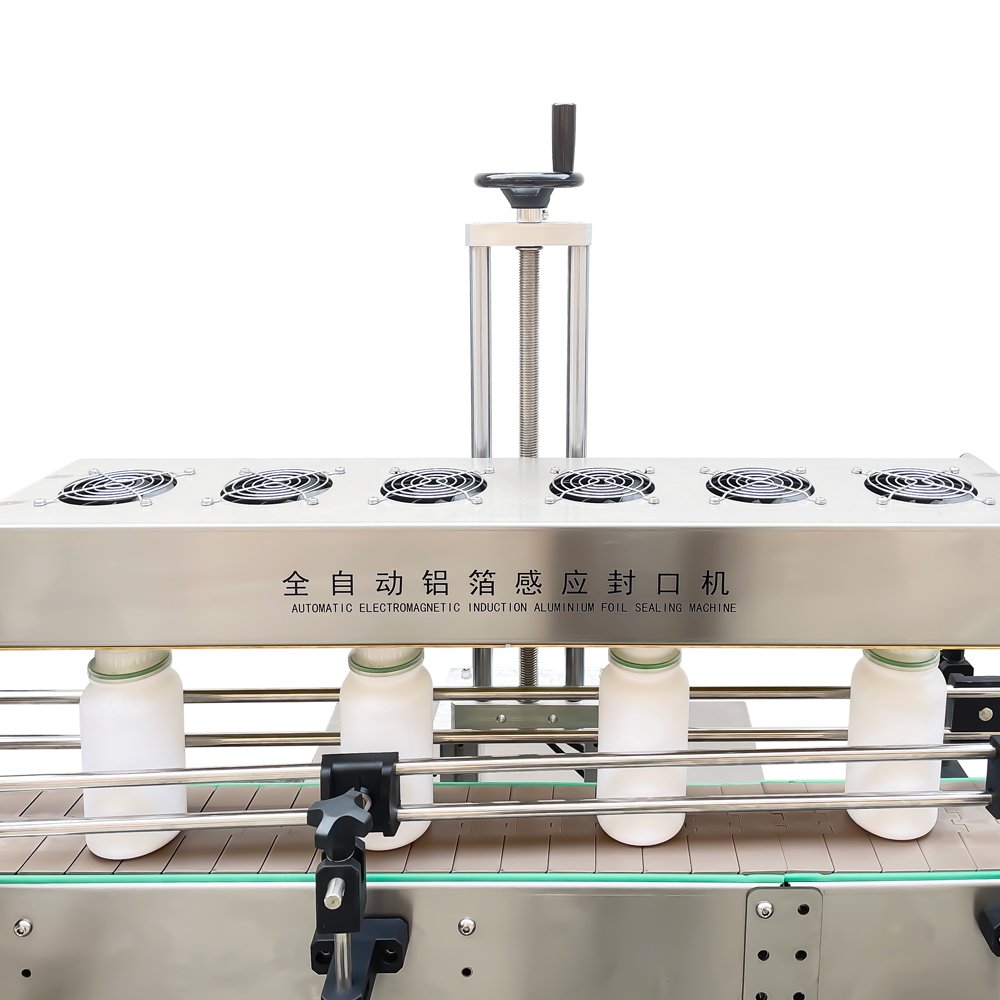 Filling, capping, labeling, heat shrink wire