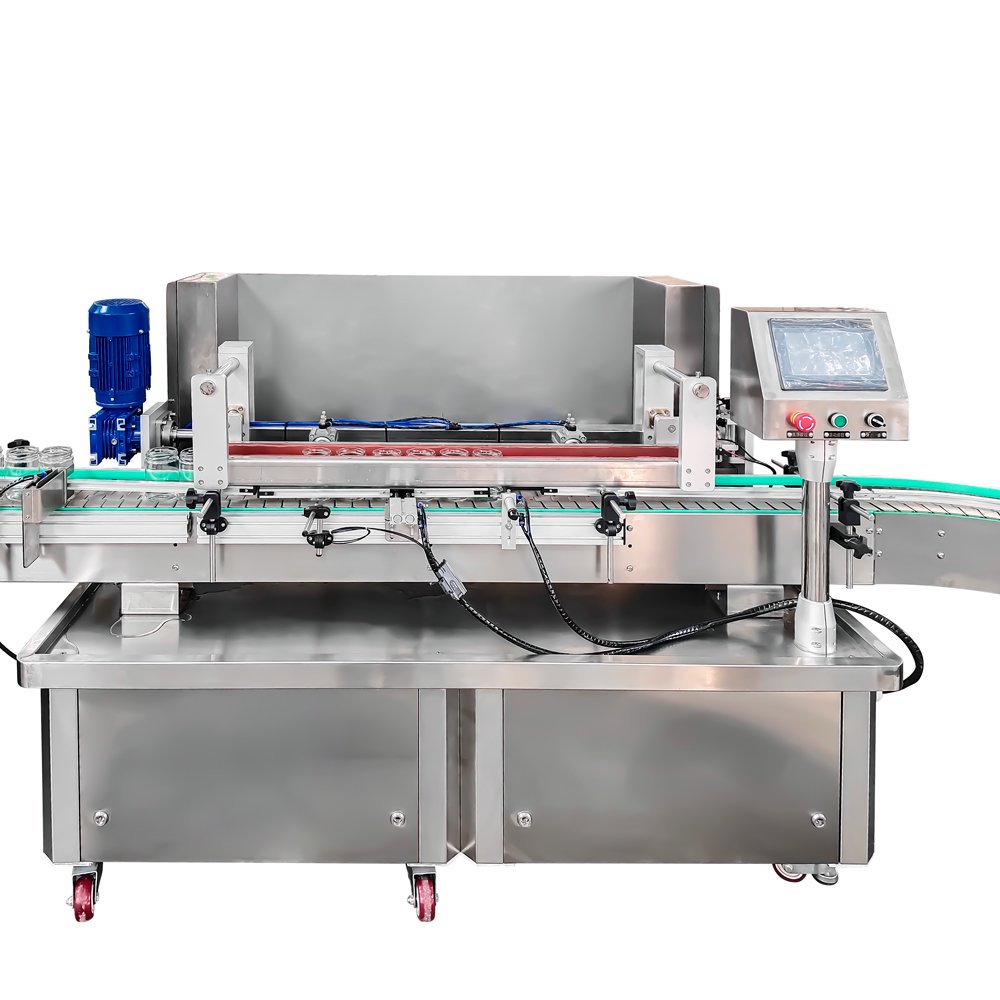 Brush washing bottle filling capping machine