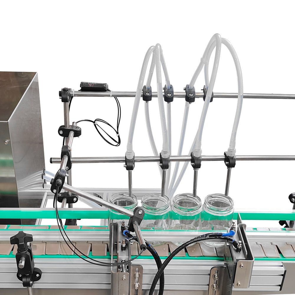 Brush washing bottle filling capping machine