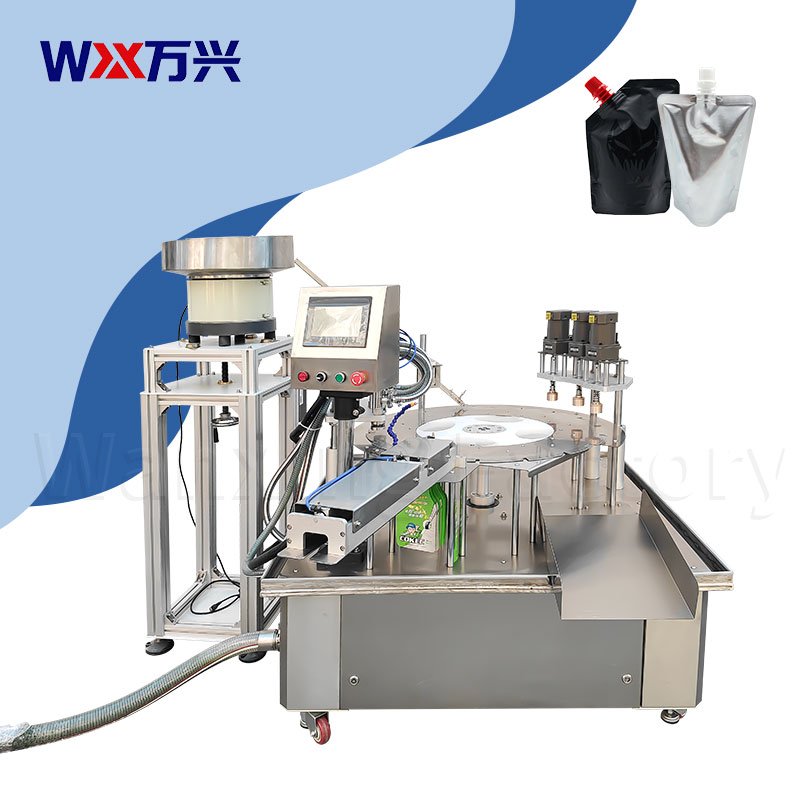Self-Supporting Bag Rotating Disc Filling Machine