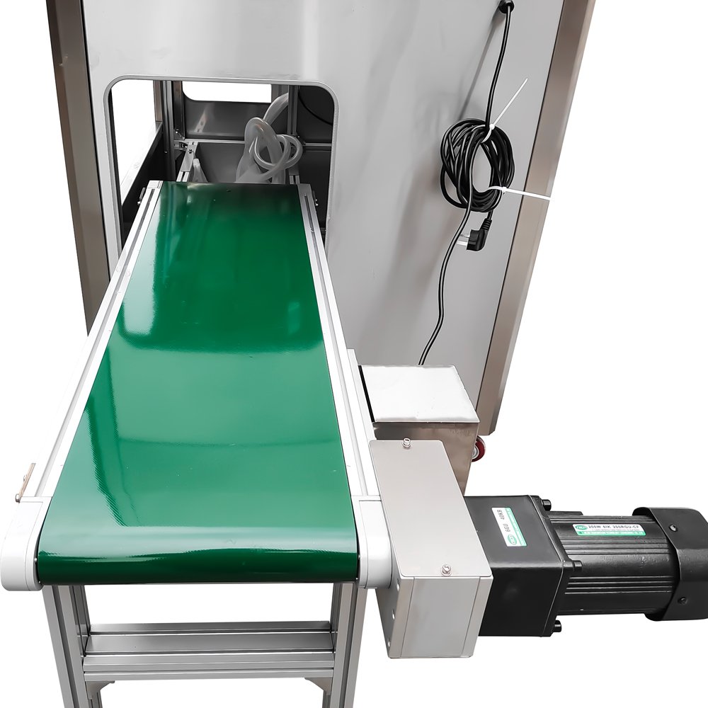 Self-standing bag double-head cabinet filling machine