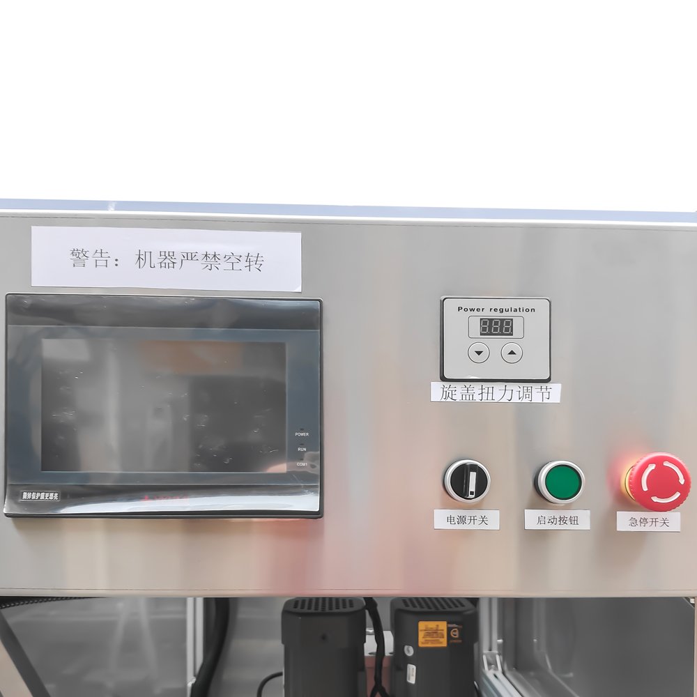 Self-standing bag double-head cabinet filling machine