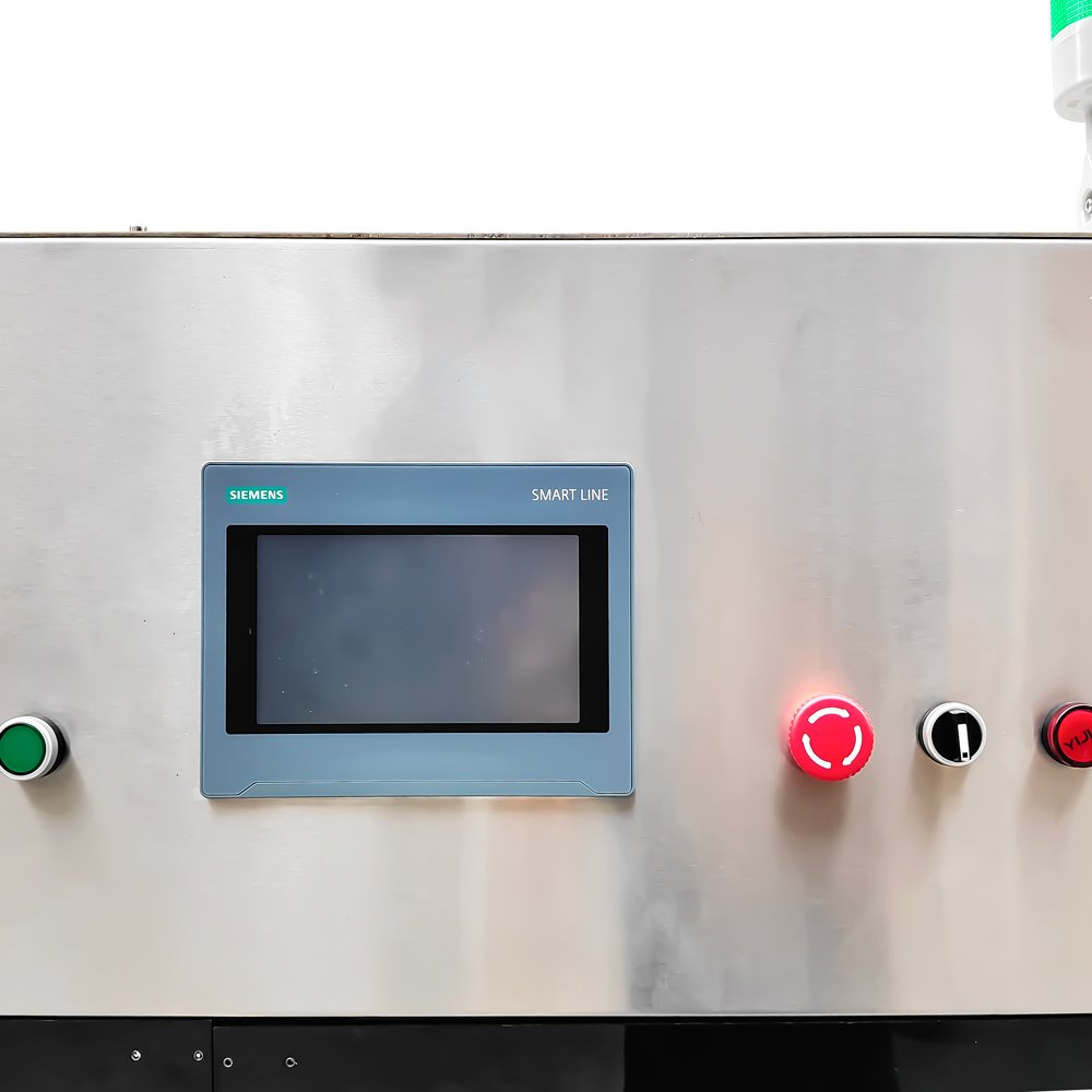 Self-standing bag double-head cabinet filling machine