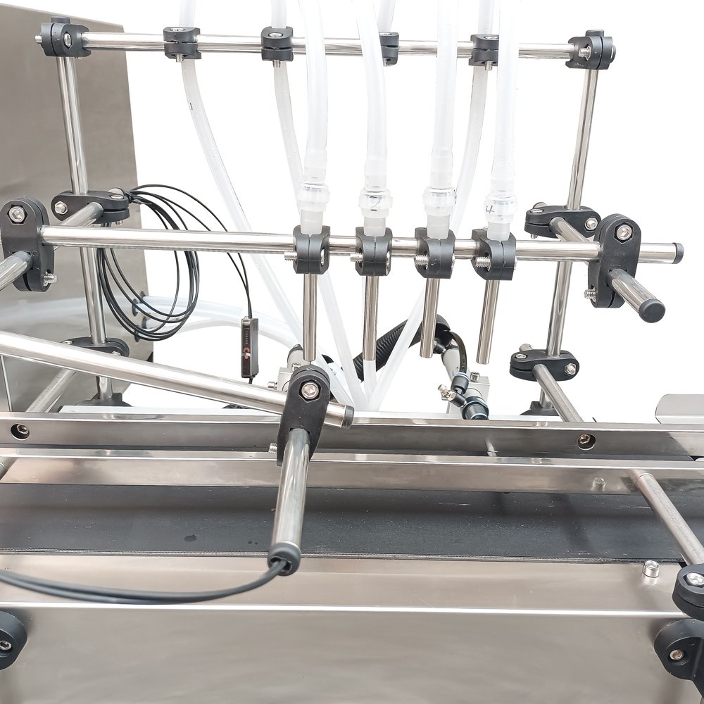 Tabletop 4-Head Gear Pump Liquid Filling Machine