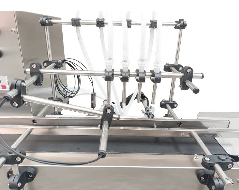 Tabletop 4-Head Gear Pump Liquid Filling Machine